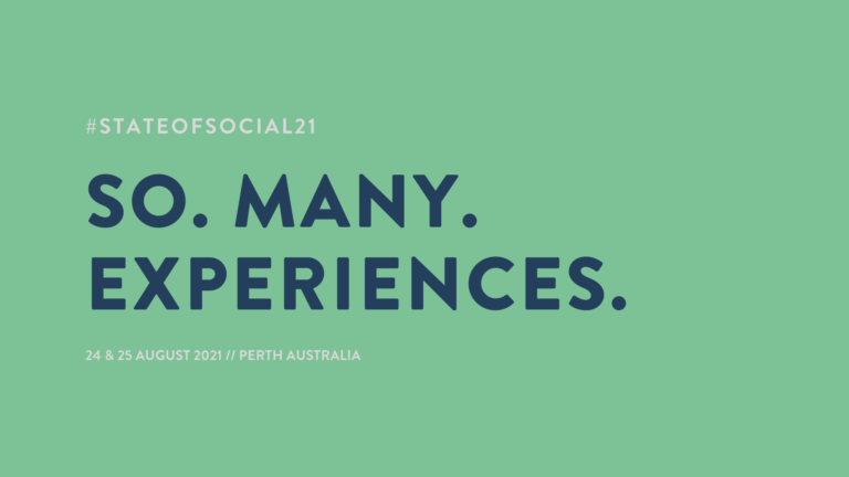 so. many. experiences.